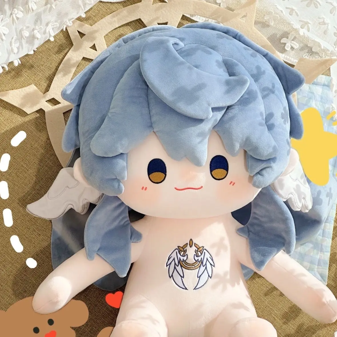 Game Honkai: Star Rail Sunday Cute Sitting Posture Plush Doll Body 40cm Dress Up Cotton Plushie Pillow Cosplay Toys Gift