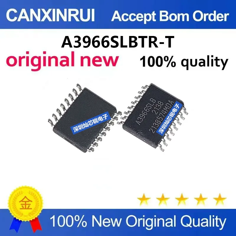 (5-100 Pieces) A3966SLBTR-T A3966SLB Original SMD SOP16 Stepper Motor Driver Chip for Electronics Market