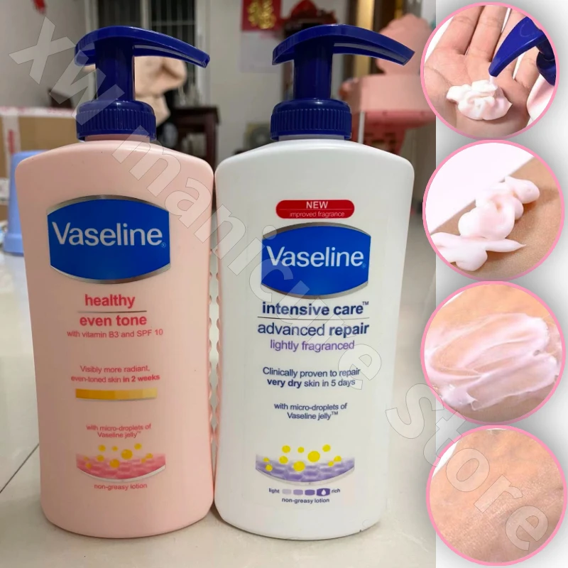 400ML Vaseline Body Lotion for Men and Women Moisturizing Body Moisturizing Fragrance Brightening Skin Exfoliating Body Lotion