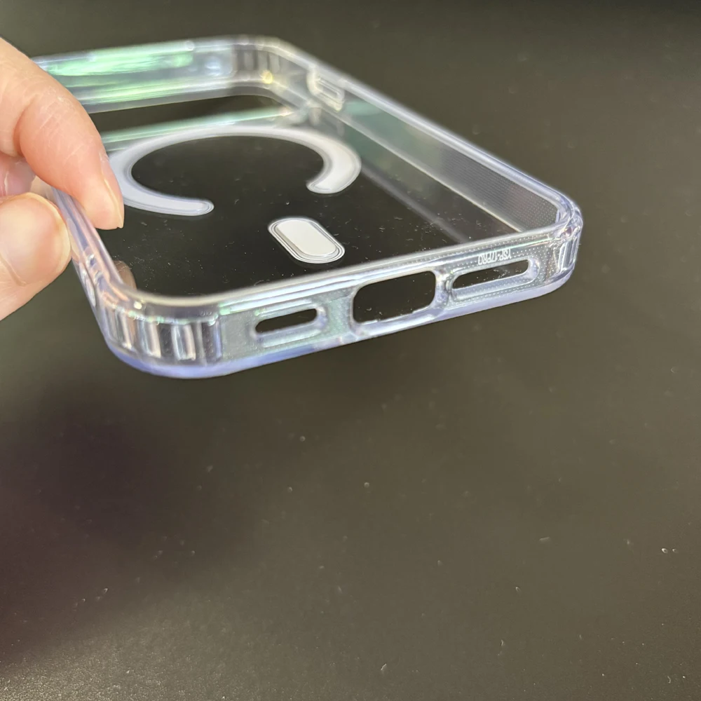 Magnetische Handyhülle für DIY XR bis 17Pro Transparente Hartschutzhülle mit großem Loch für XR bis 17Pro – Detail 3
