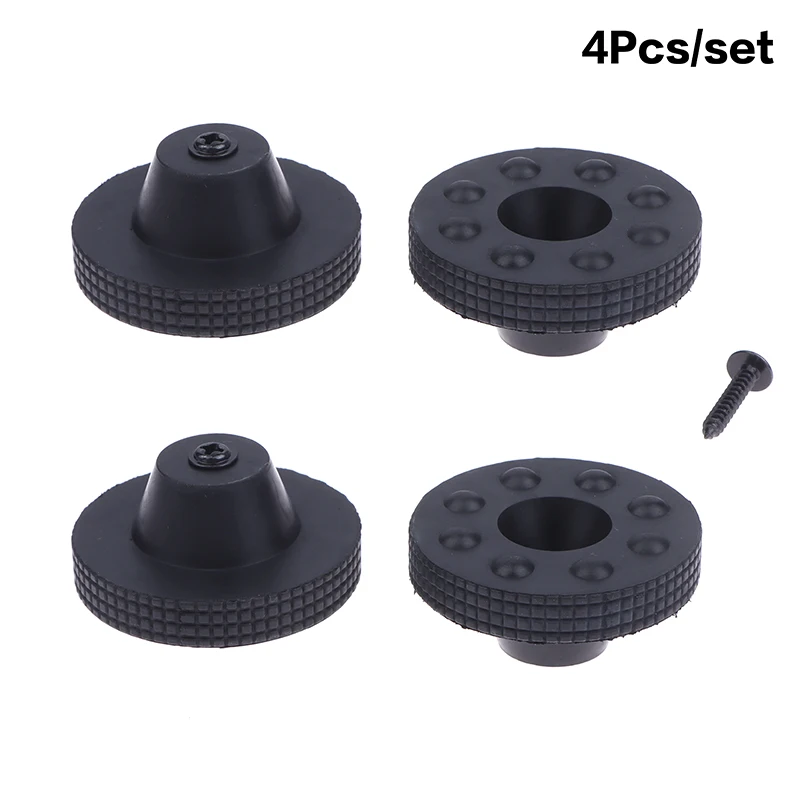 4Pcs Turntable Shock Absorber Height Increase And Anti-slip Damping Foot Pad For Vinyl Record Player Phonographs Accessories