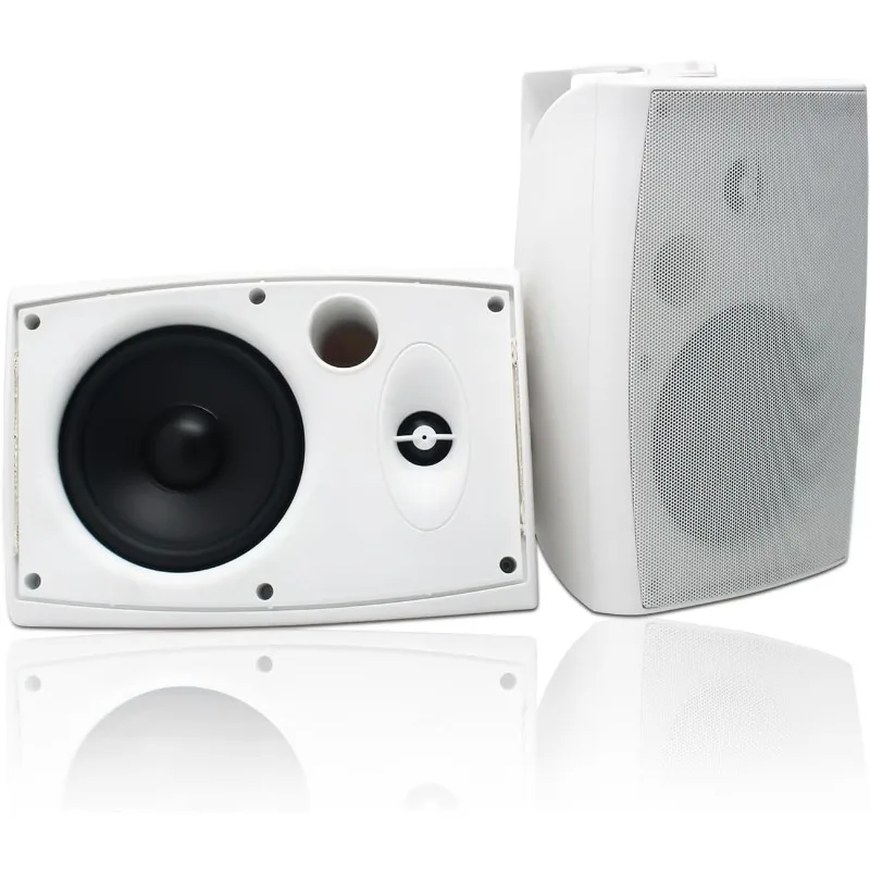 6.5 Inches Indoor Outdoor Bluetooth Speakers Waterproof Wired 400 Watts with Powerful Bass,2 Way Wall Mount Speakers