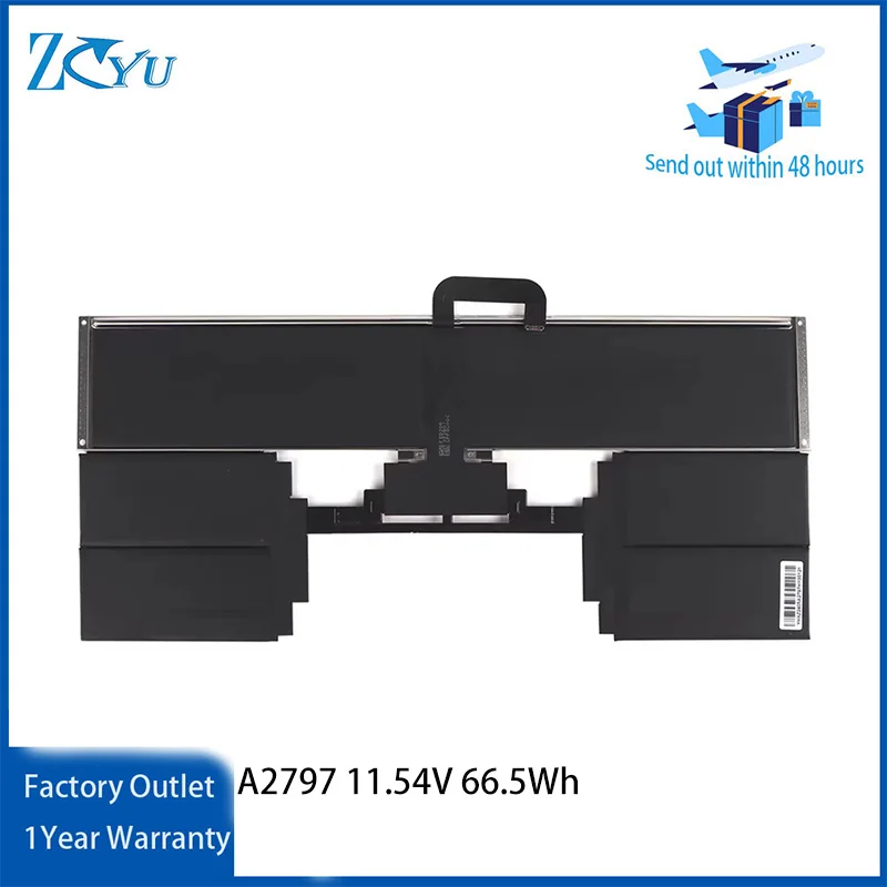 A2797 Laptop Battery For Apple Macbook M2 2022 Year 11.54V 66.5Wh