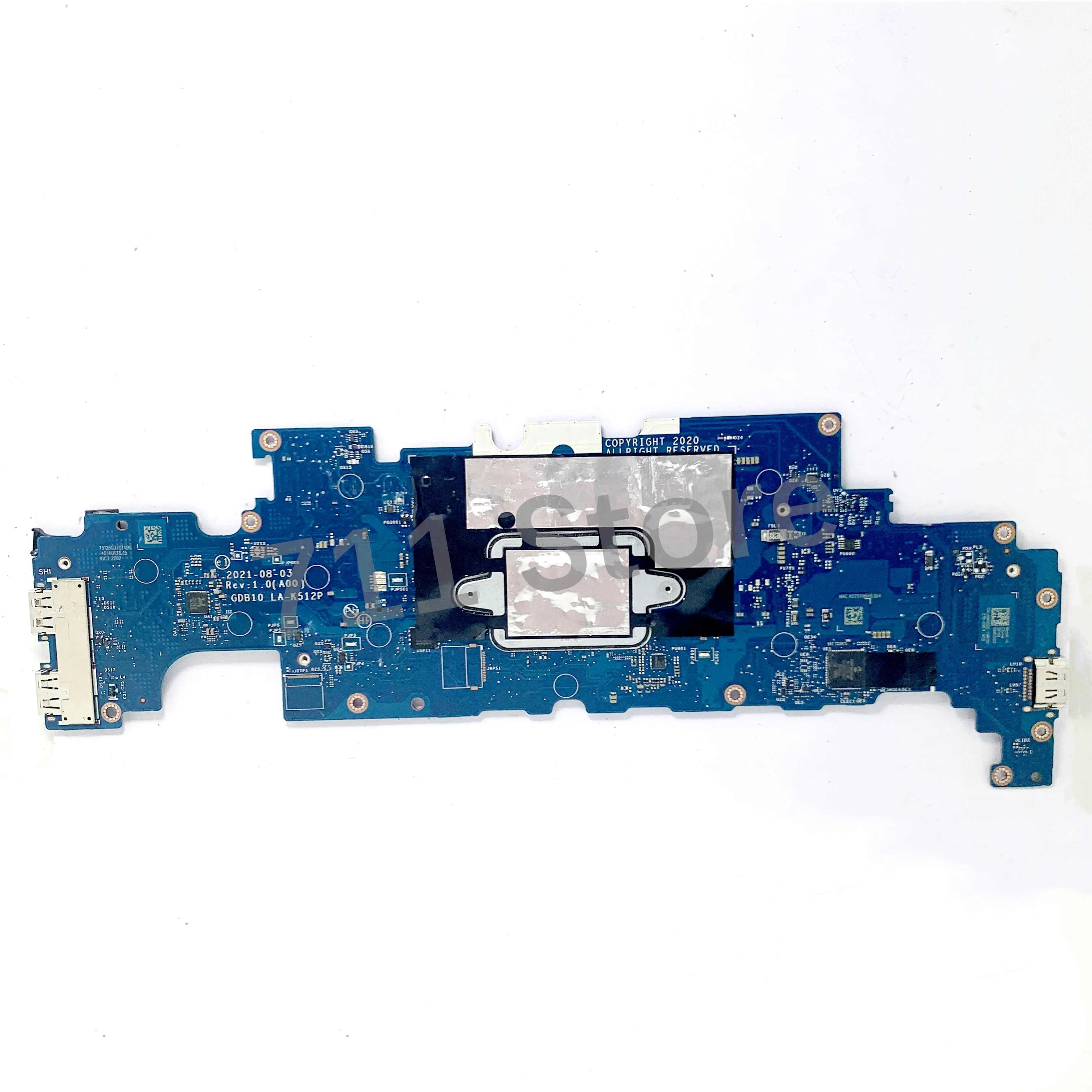 Placa-mãe de alta qualidade 0m0dgg m0dgg CN-0M0DGG para dell 3120 placa-mãe do portátil gdb10 LA-K512P com cpu srkgz n5100 100% testado ok