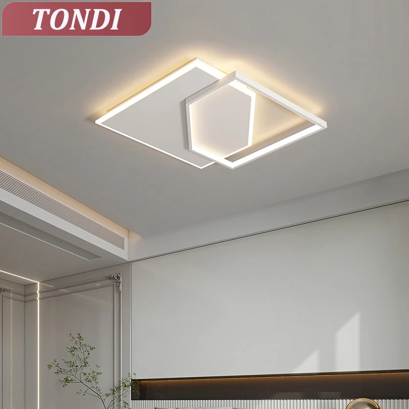 

TONDI современная светодиодная люстра, внутренние светильники для спальни, кабинета, гостиной, освещение, лампы Luminaria Lustres, украшение дома