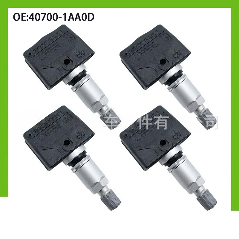 

407001AA0D 40700-1AA0D 1/4pcs tpms Tire Pressure Sensor for Nissan 350Z Versa Titan Pathfinder NV200 GT-R Frontier Armada