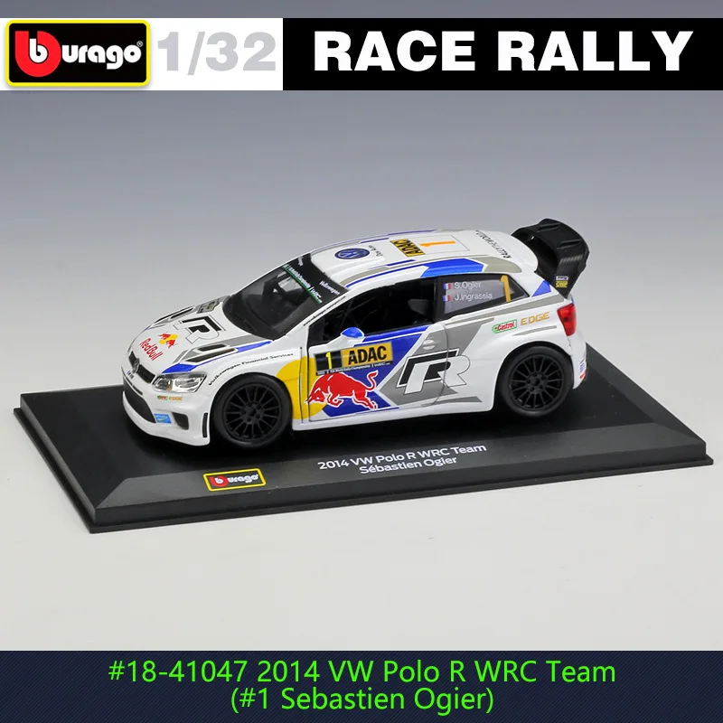 Bburago 1:32 Model Car Simulation Alloy Mercedes-Benz AMG Audi DTM Citroen Mini DS WRC Rally Car Alloy Model