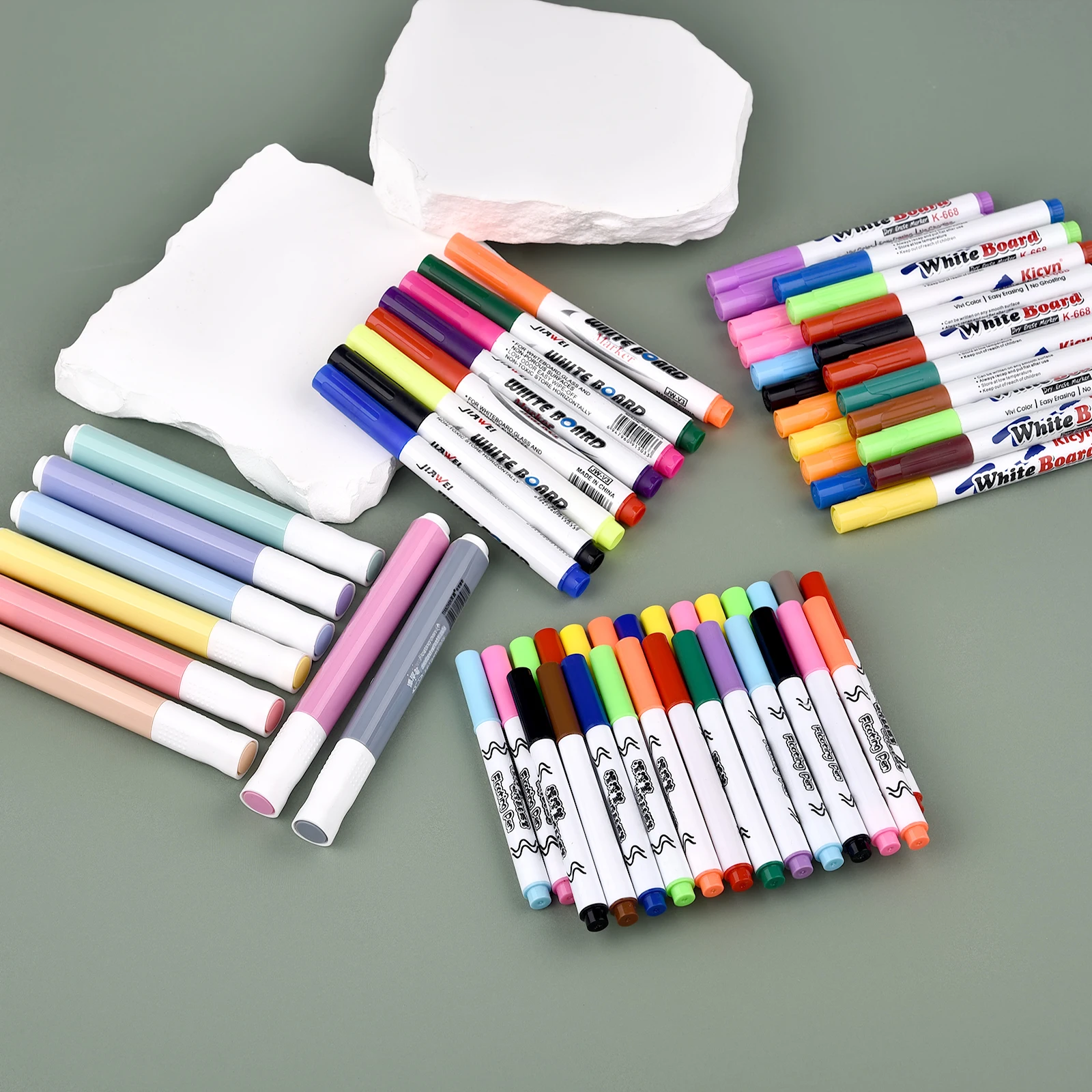 قلم رسم مائي سحري أقلام خربش عائمة للمياه للأطفال رسم تعليم علامات السبورة السحرية لوازم فنية ملعقة سحرية #5