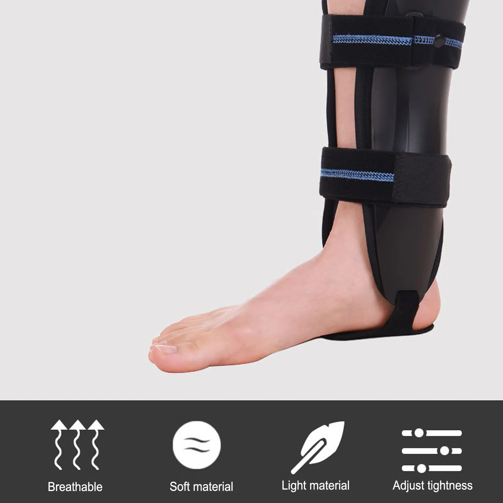 

Ankle Stabilizer Brace Adjust Tightness Foot Support Stabilizing Splint for Foot Injuries Ankle Stabilizing Stirrup Splint