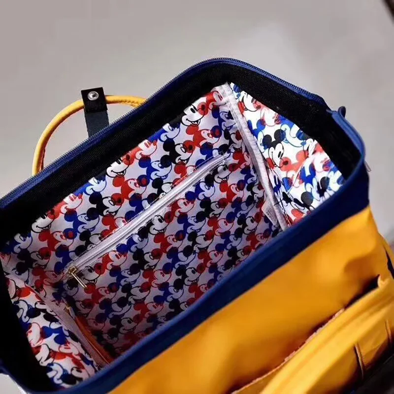 Disney Mickey Mouse Children\'s Bacpack Cartoon Donald Duck Pattern Backpack Bag Anime School Bags Kids Small Travel Bag Gifts