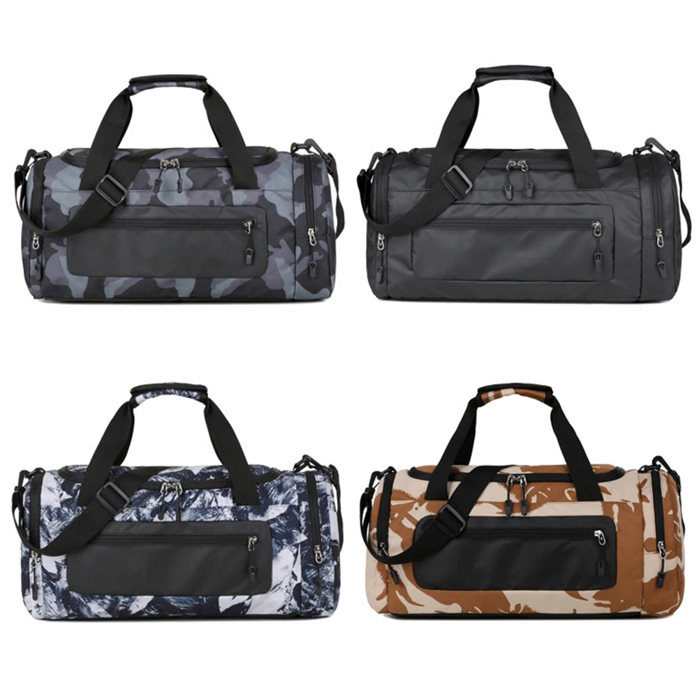 

Men Travel Handbag Large Capacity with Shoe Compartment and Wet Pocket Weekend Gym Bag for Camping/Trekking/Hiking/Traveling