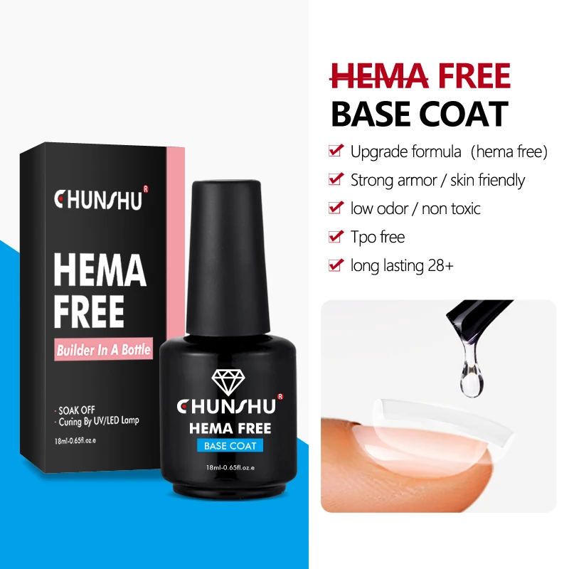 CHUNSHU Hema GRATIS Bouw UV Gel 18 ml Builder Nagelgel In Een Fles Semi Permanente Dikke Rubberen Basis Gel Extension nagels Art