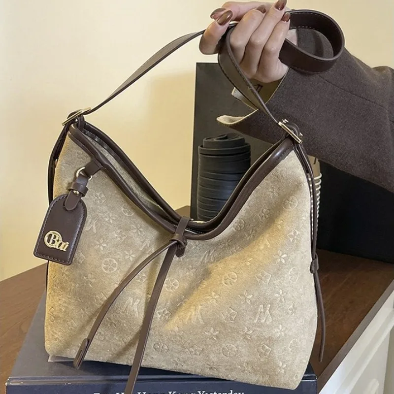 

Роскошная легкая сумка через плечо для подмышек, офисная сумка через плечо для поездок на работу, новая модель 2025 года, изысканная гламурная, элегантная, практичная