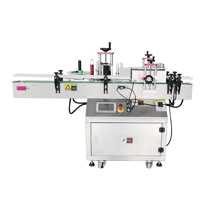 Automatic bottle labeling machine, round bottle labeling machine for cans/vials/jars, label applicator