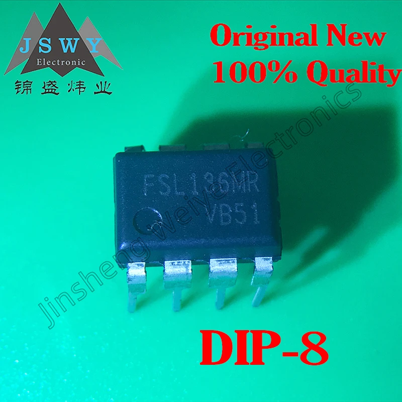

(5/20pcs) FSL136MR DIP-8 FSL136/Power Management Chip/Offline Switching Mode/New Genuine Stock Electronics