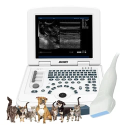 Portable Veterinary Ultrasound Machine Laptop Vet Pregnancy Scanner 7.5MHz Linear Probe for Dog Cat Rabbit Small Animal