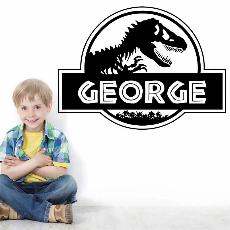 

Dinosaur Park Dinosaur Inspiration Personalized Definition Name Dinosaur Wall Vinyl Decal Kid Room Bedroom Art Deco Sticker Gift