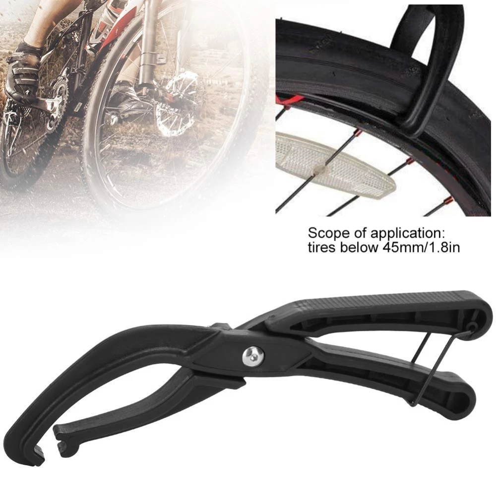 Bike Tire Levers Bike Tire Pliers Bicycle Tyre Remover Clamp with Non-Slip Grip Convenient for Wheel Maintenance
