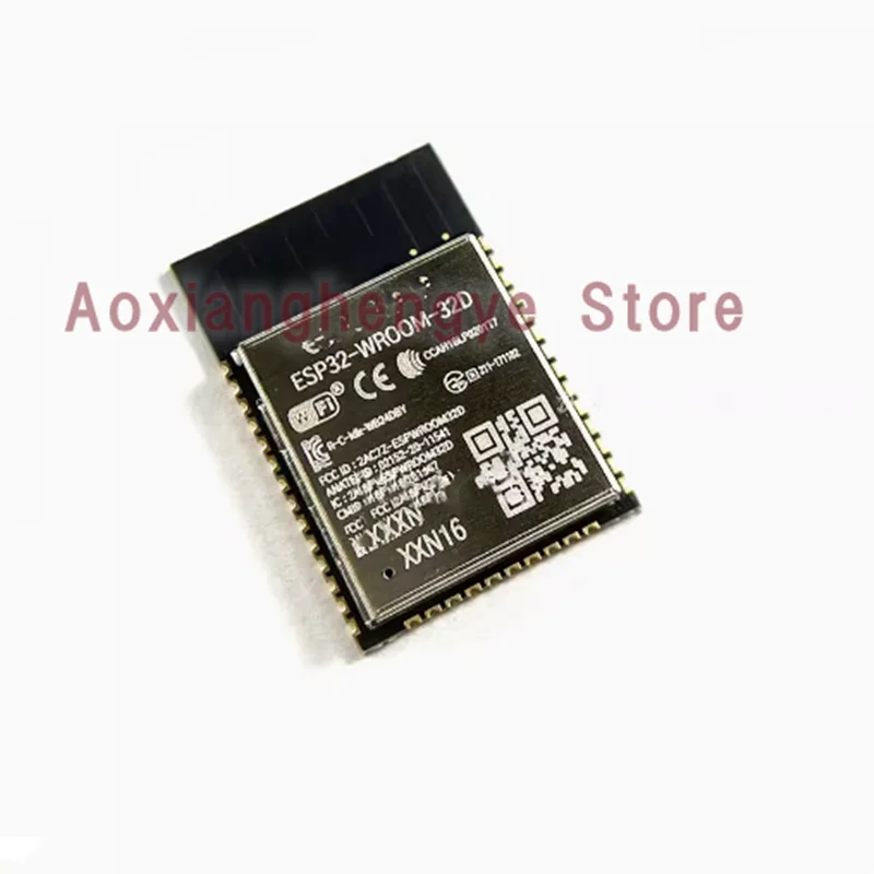 1PCS ESP32-WROOM-32D-N4 SMD,18x25.5mm 32-bit MCU & 2.4 GHz Wi-Fi & BT/BLE SoCs