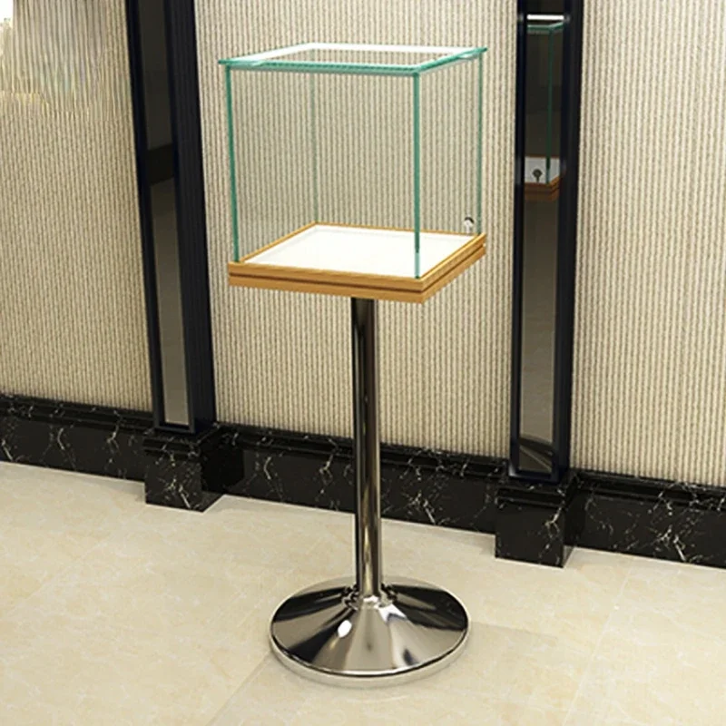 

American Glass Small Jewelry Boutique Jewelry Sample Display Cabinet, Cosmetics Independent Display Cabinet