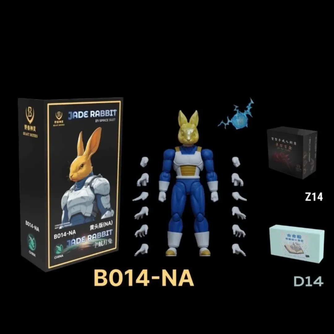 Original Kong Studio Beast Deities Bl010l B011l Bl012l Fenrir fuera del Control Warrior Anime figura colección modelo juguete regalos