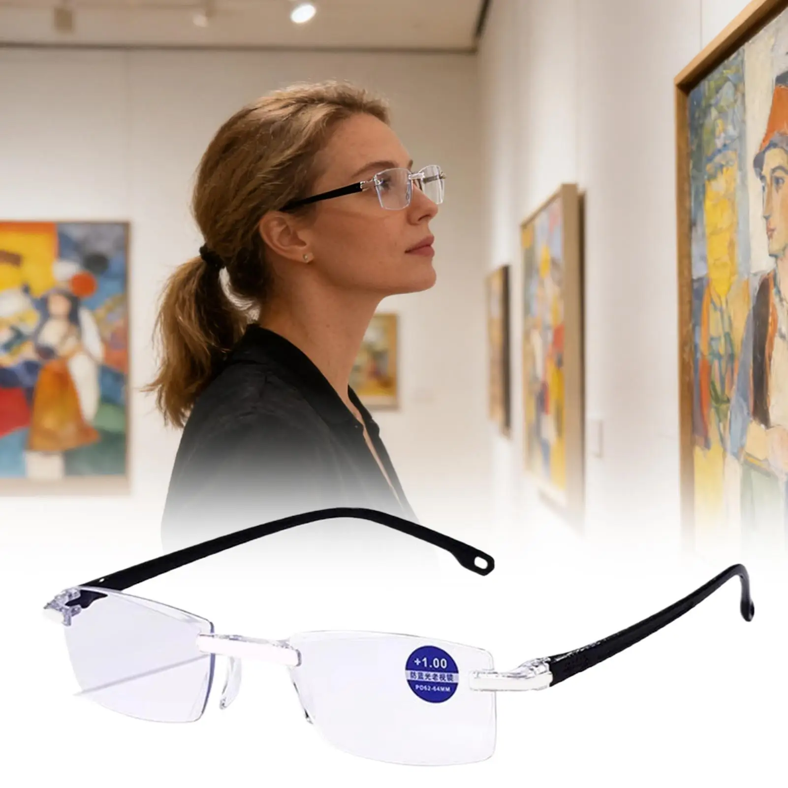 Anti-Glare Eyewear Clarity Blue Glasses Clear Clarity Blue Glasses Auto Focus For Daily Use Computer Work Reading Books Night