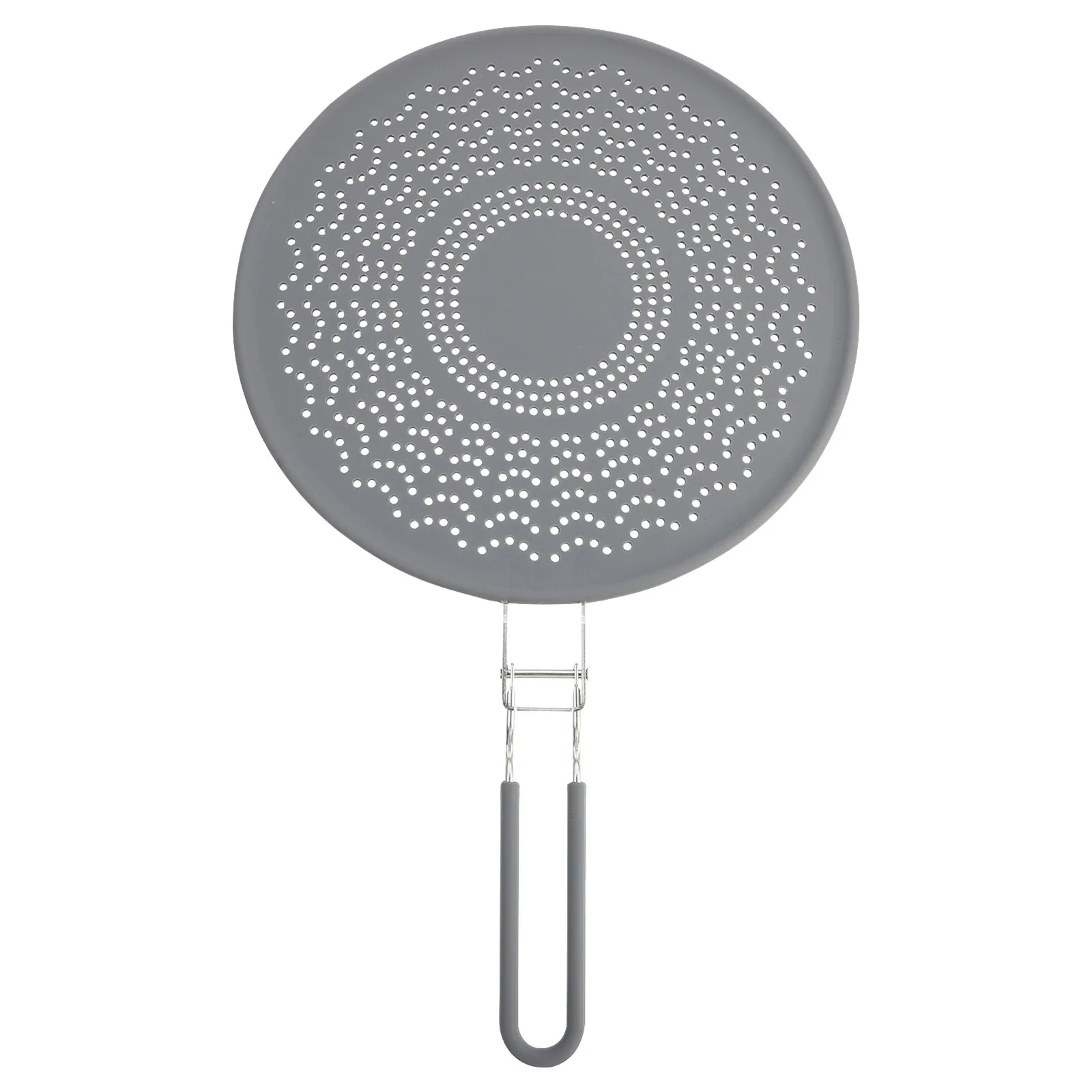 

1Pcs Silicone Oil Splatter Guard High Temperature Resistant Oil Strainer Kitchen Pan Cover Mesh Screen Anti Splash Oven Safe