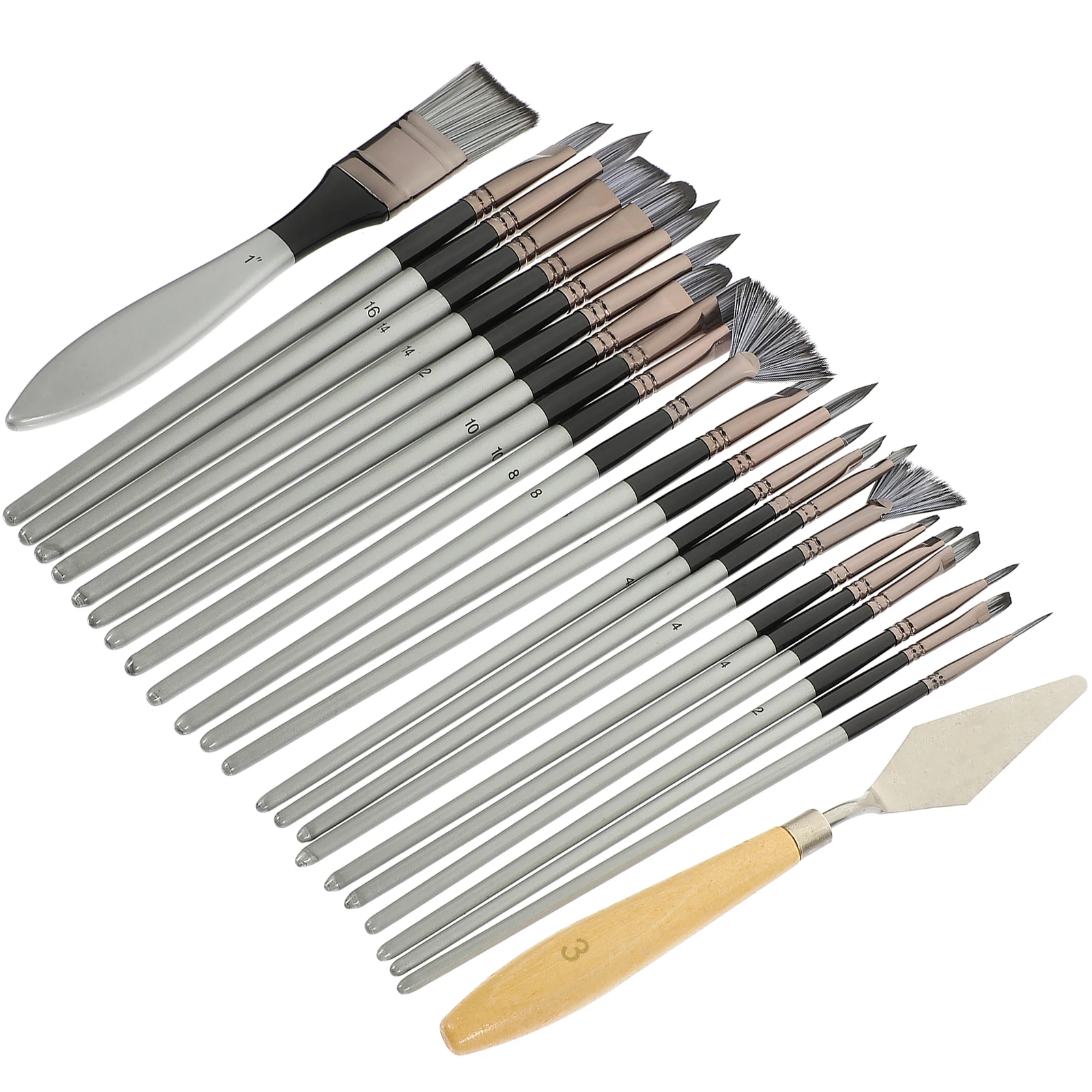 

Brush Set Paint Brushes for Oil Painting Watercolor Major Nylon Artists