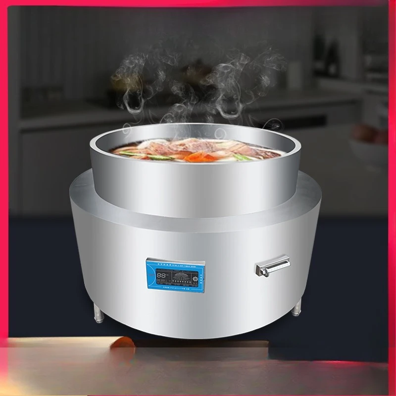 

Commercial high-power cooking pot mutton beef soup frying braised stove large industrial wax refining equipment