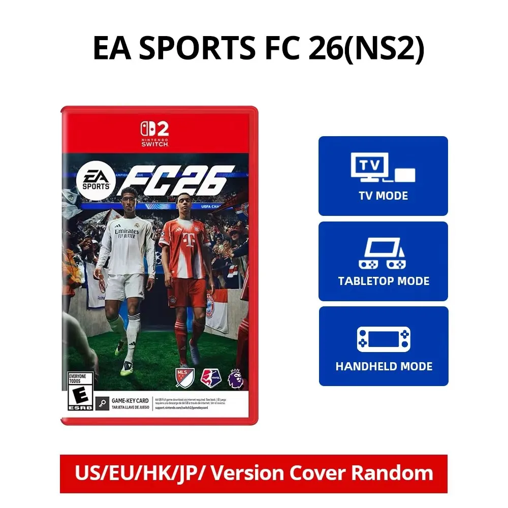 نينتندو سويتش - EASPORTS FC26 - البطاقة المادية للخرطوشة الأصلية لألعاب نينتندو سويتش NS1/ NS2