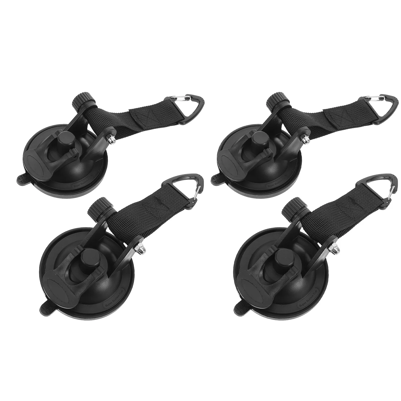 

4Pcs Heavy Duty Outdoor Suction Cups with Hooks Large Anchors for Tent Canopy Rv Awning Glass Car Boat Mounting