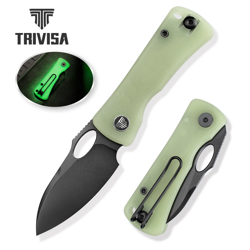 

Складной карманный нож TRIVISA YD02-TG-14 с лезвием 14C28N и флуоресцентной рукоятью G10 – высококачественный инструмент для выживания, кемпинга, туризма и повседневного использования (EDC)