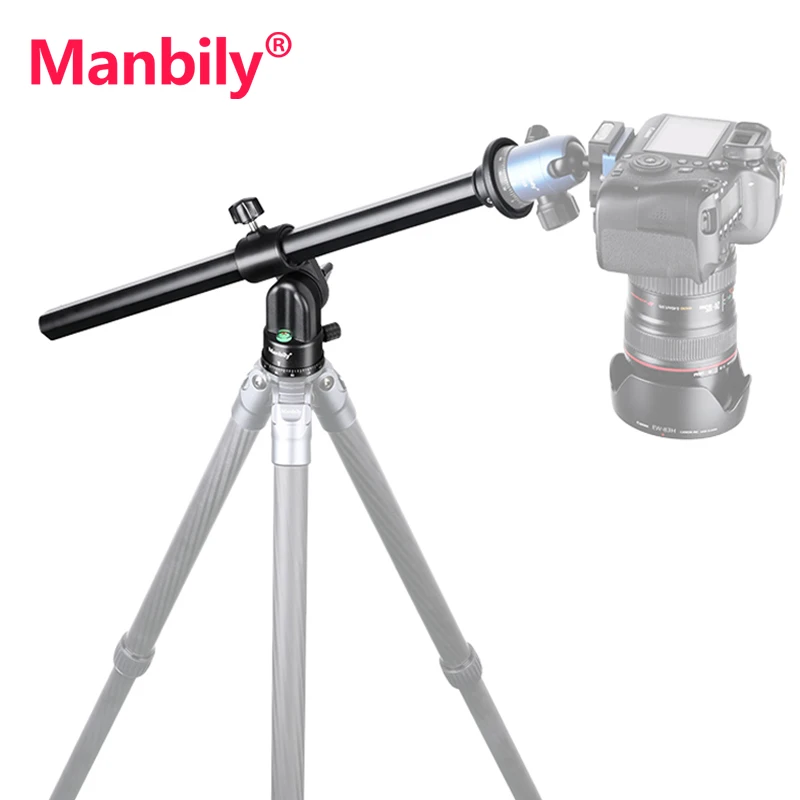 

Manbily 49cm Tripod Extension Rod Horizontal Boom Arm For Camera Canon Nikon Sony Live Food Photography Camera Extension Arm