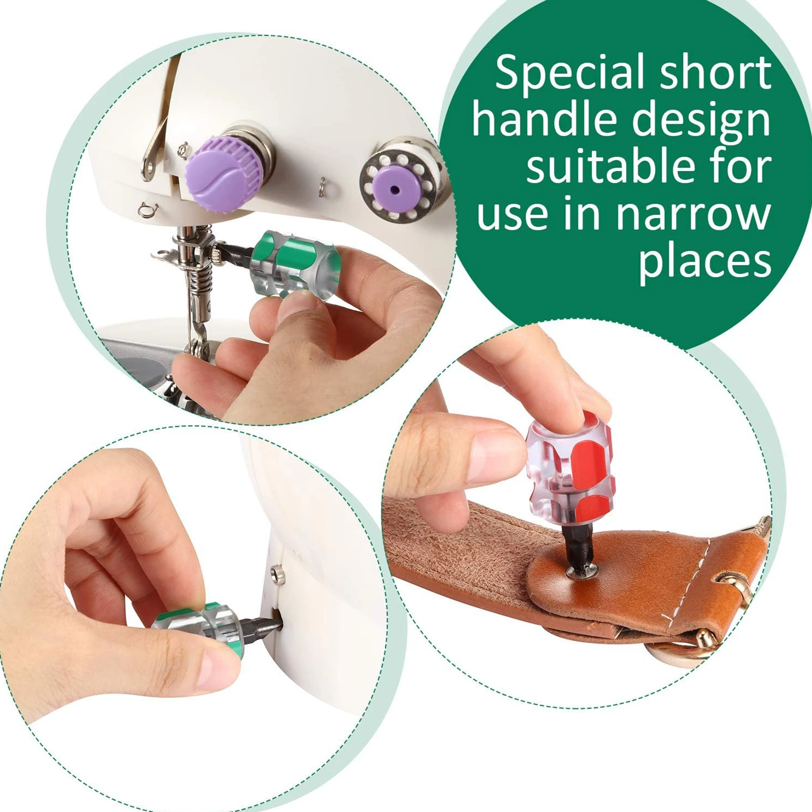 مفك براغي برأس مزدوج PENGGONG ، على شكل Z مغناطيسي ، مفك فيليبس صغير مشقوق لتركيب درابزين السيارات #2