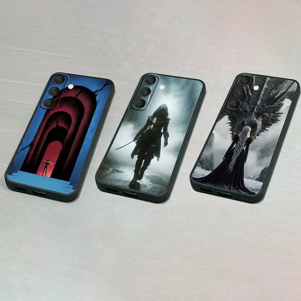 

T-Throne Of G-Glass Phone Case For Samsung S25,S24,S23,S22,S21,S20,S10,Ultra,Plus,Lite,FE,Soft Silicone Black Cover