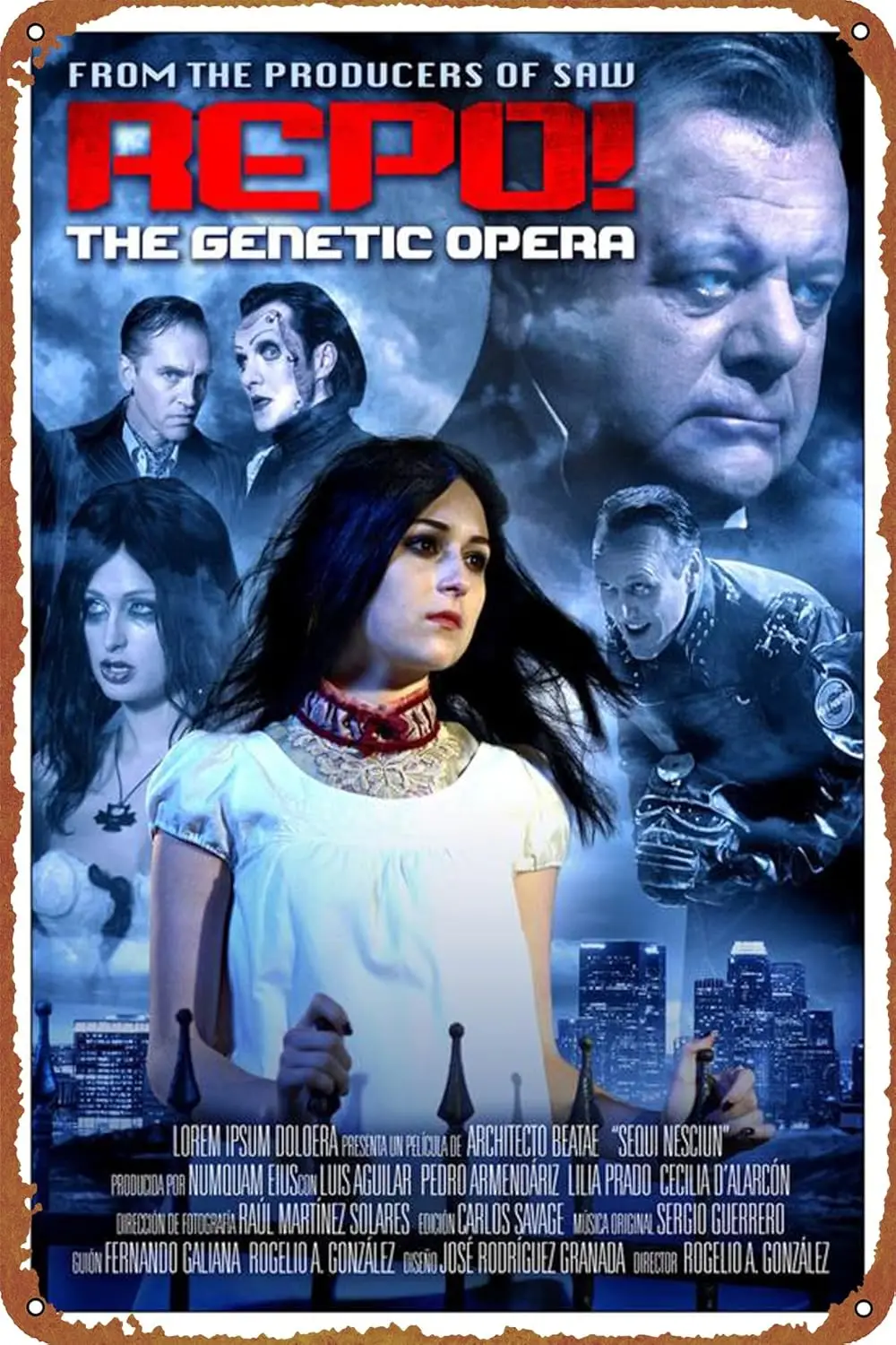 م 1، ريبو! The Genetic Opera Cafe Bar Home جدار الفن الديكور المشارك ريترو خمر معدن القصدير تسجيل #1