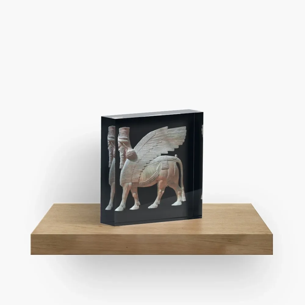Assyria Assyrian Human Headed Winged B  Acrylic Block Room Stamping Cute Process Home Print Photos Pad Art Bedroom Clear Family