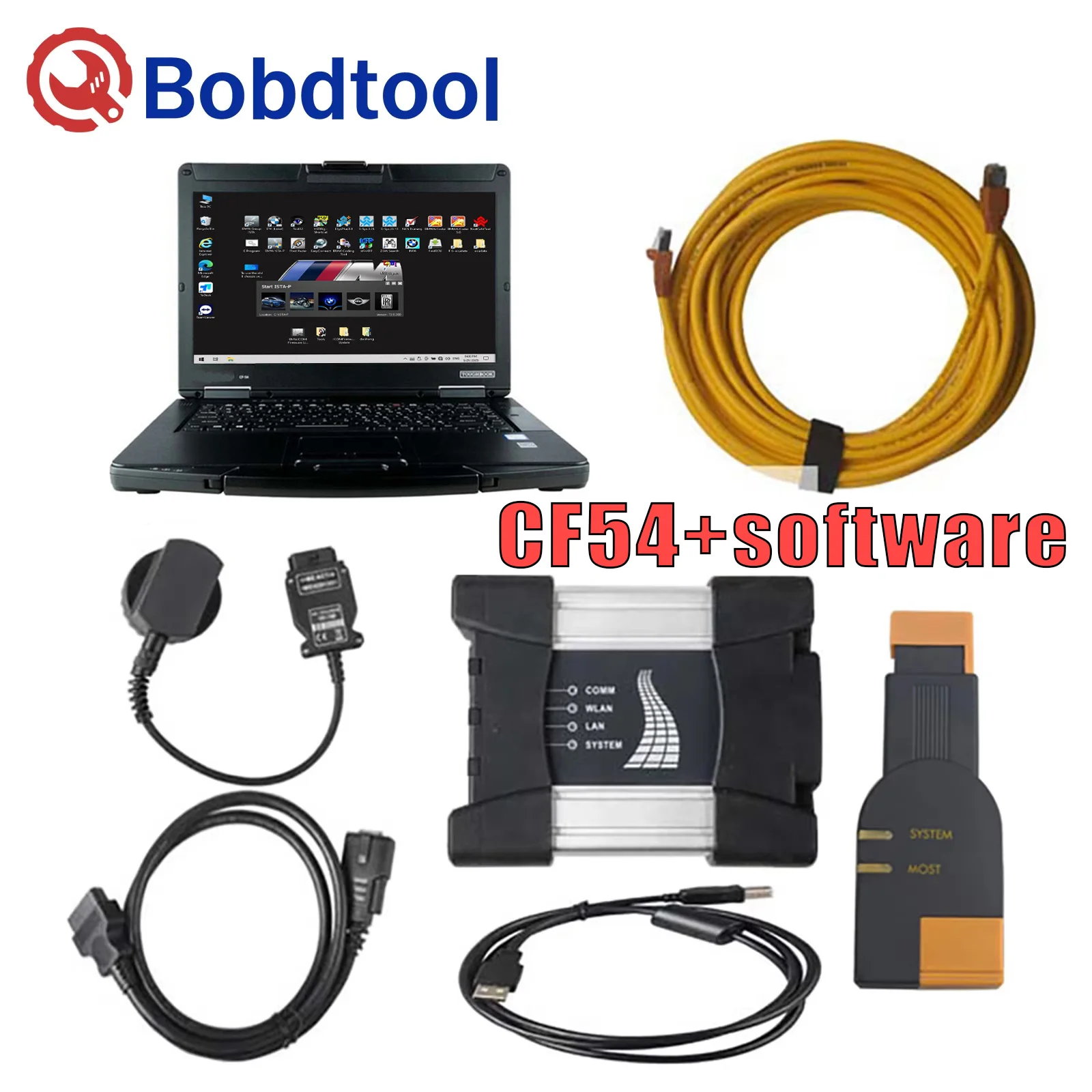 Used LAPTOP and 2025 HDD software for BMW ICOM NEXT multilingual diagnostic programming tool