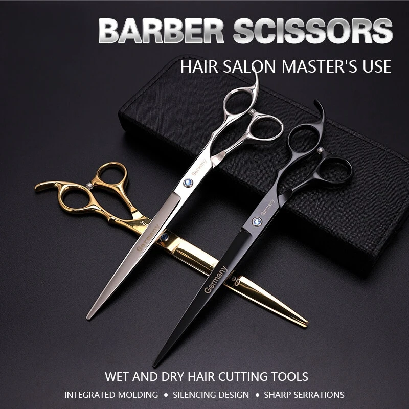 

8 Inch Hairdressing Scissors Salon Flat Cuts High Quality Haircut Machine Stainless Thinning Shear Barbershop Tools