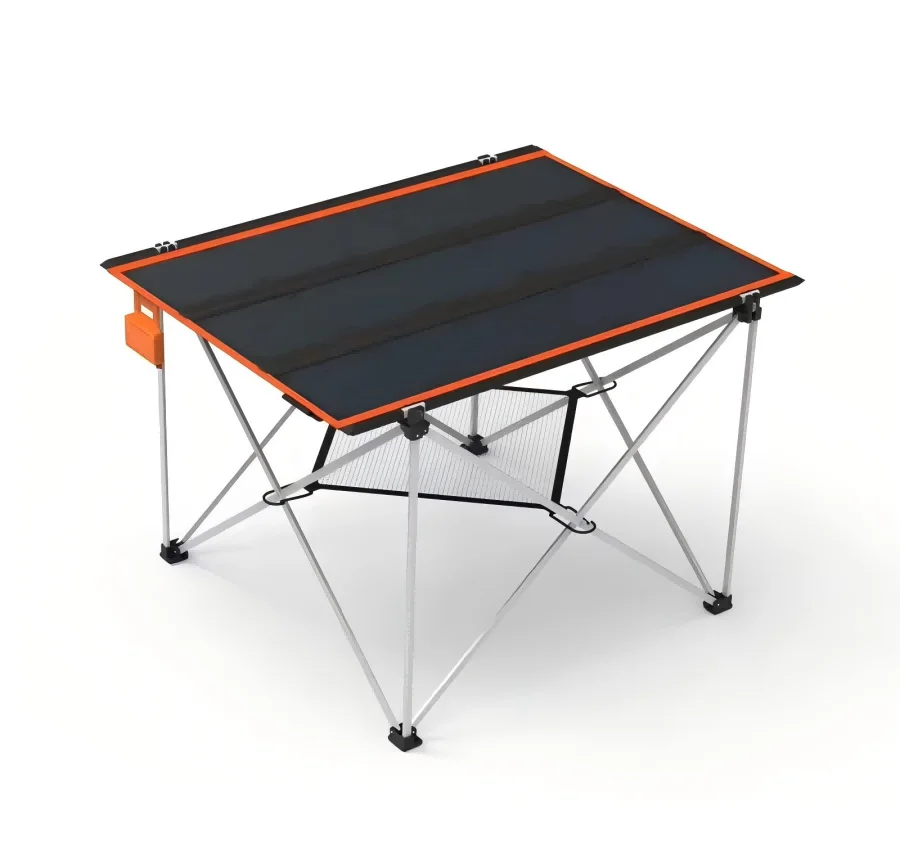 Outdoor Picnic Tables High- Power 15W Outdoor Use Solar Table With Power Station 3A Fast Charger For Multi-Digital Products