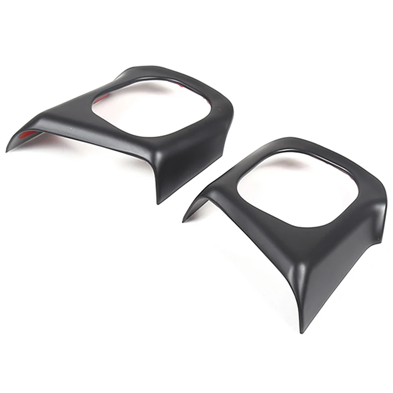 For 2020-2023 Polaris Slingshot ABS Matte Black Car Steering Wheel Button Frame Sticker Car Interior Accessories 2Pcs - view 4