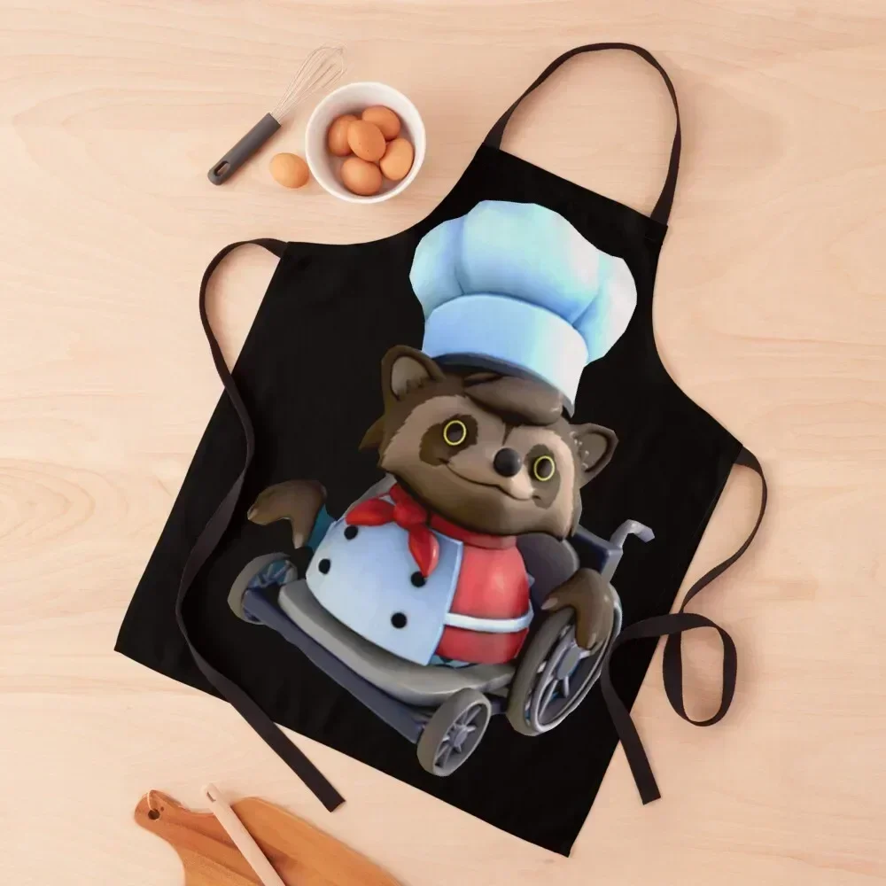 

Overcooked Raccoon Apron Women's Dresses Kitchen Things For Home kitchen jacket woman Woman Work Apron