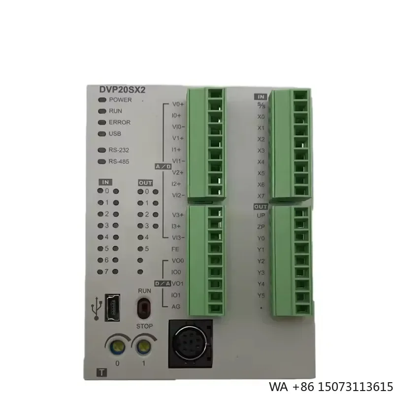Industrial Automation PLC for DVP20SX211T Programmable Logic Controller Module High Performance Control System for Factory