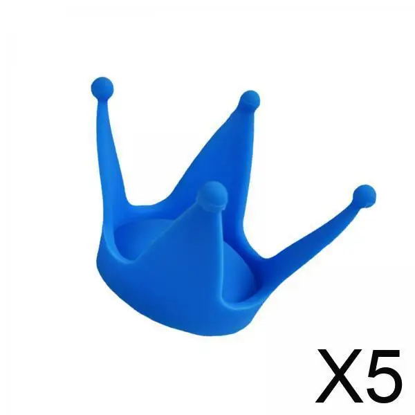 

5xMultipurpose Helmet Decoration Durable for Motorcycle Hiking Motocross Blue