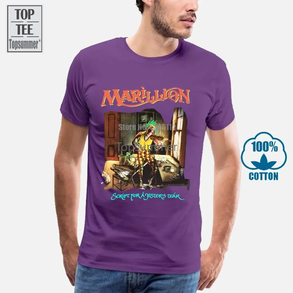 Marillion Script For A Jester'S Tear T-Shirt Women T Shirt Women Big Sizes Men T-Shirt Cotton T-Shirts Women T Shirt Man Tshirts