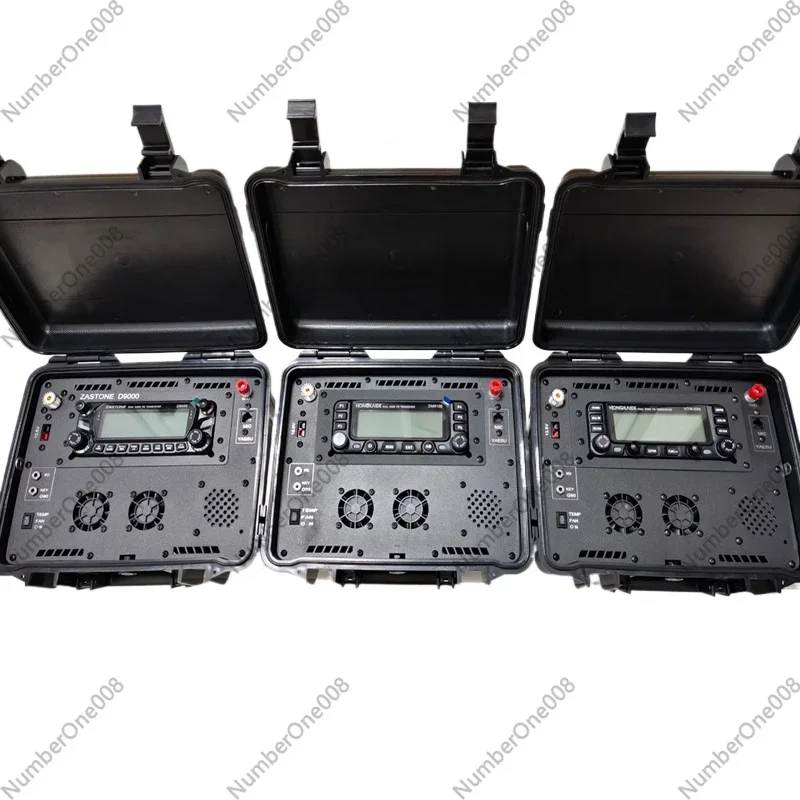 3-in-1 Emergency Radio Communication Case, Waterproof Transceiver Storage Box for Hongkaide/Zastone Mainstream Models