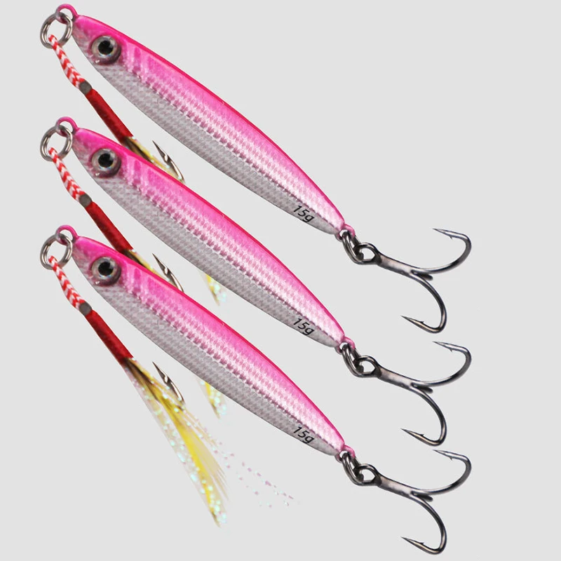 Cuchara Jig Spoon para lubina, pesca desde costa - imagen 3