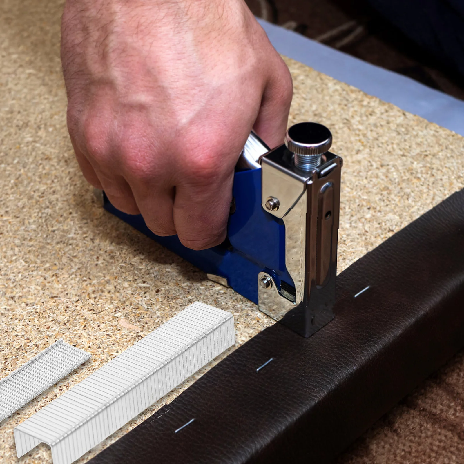 2000 قطعة دبابيس على شكل حرف T حديد معدني متين لإعلان النجارة مشاريع ذاتية الصنع دباسة إعادة تعبئة قياسية #2