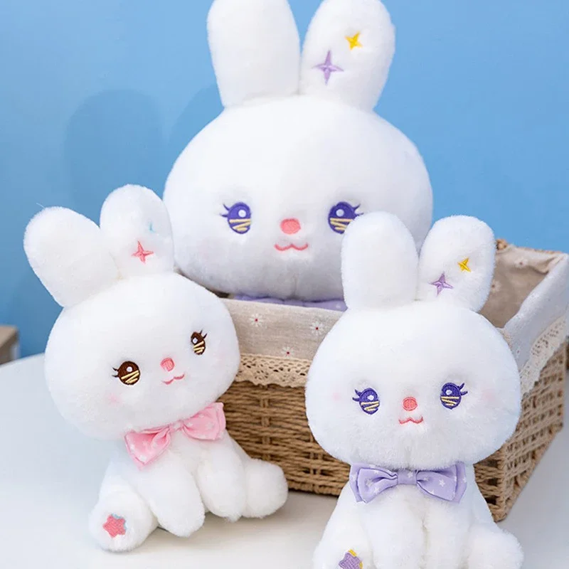 22cm Peep Bunny juguetes de peluche Animal relleno estrella conejo muñeca habitación escritorio sofá decoración conejito de Pascua almohada suave regalos para niña muñeca