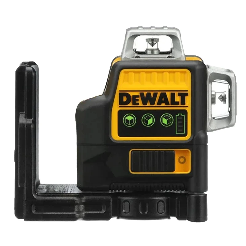 Dewalt 089lg 3 seiten * 360 grad laser ebene vertikale linien profession elle optische grüne laser modul werkzeuge 12v lithium batterie